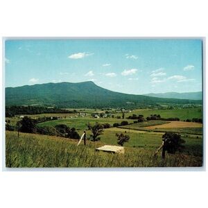 Massanutten Peak and Valley Virginia Postcard